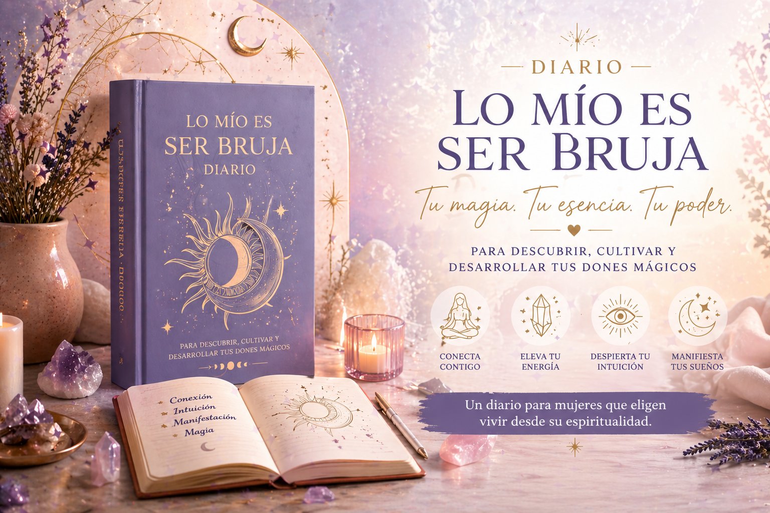 Lo Mío es Ser Bruja — Diario Espiritual